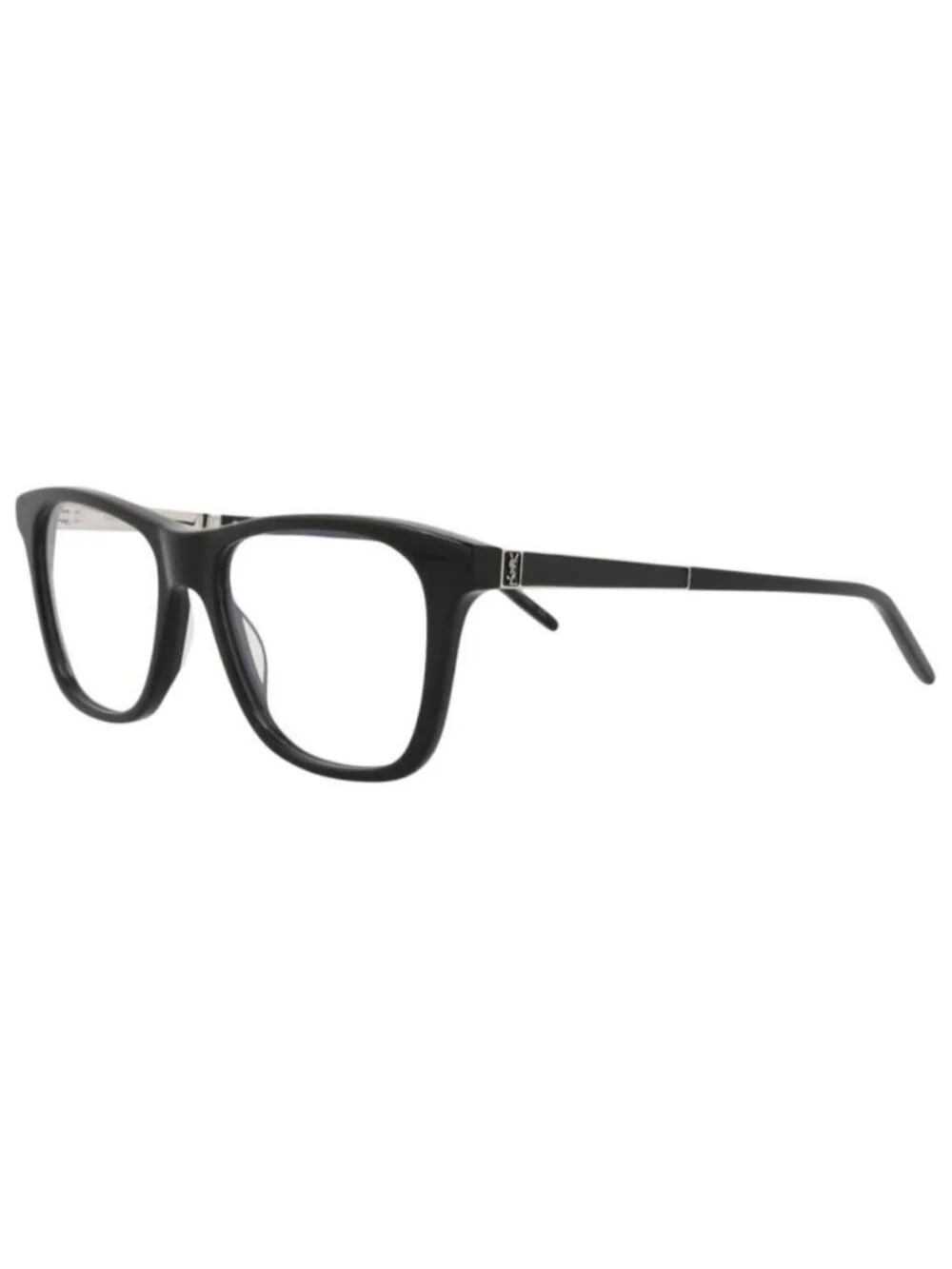 New Saint Laurent Unisex Square/Rectangle Black Silver Transparent Fashion Desig